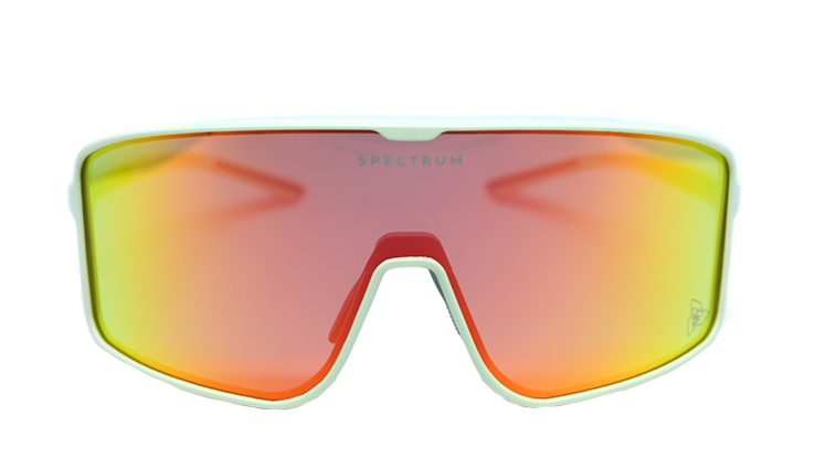 Ivory White Blaze Red